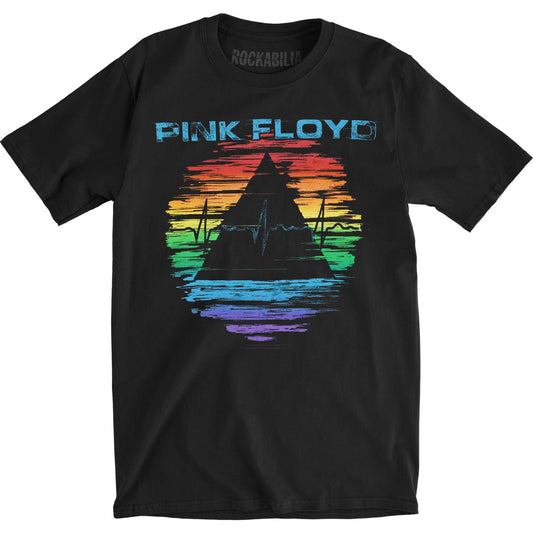 Pink Floyd Racing Around Slim Fit T-shirt Front