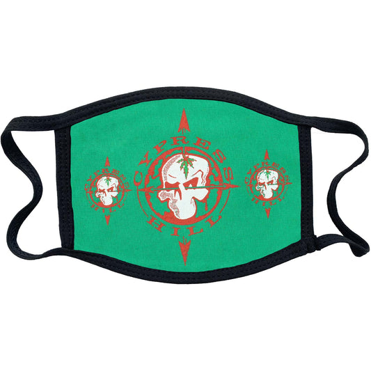 Cypress Hill Skull & Compass Face Mask Front