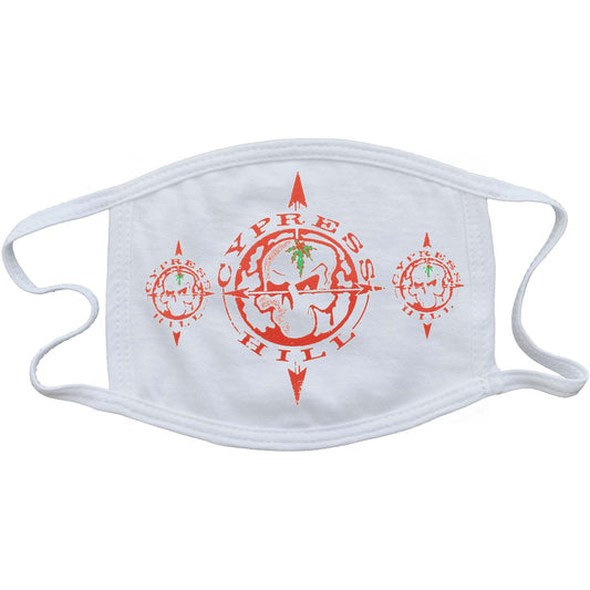 Cypress Hill Skull & Compass Face Mask Front