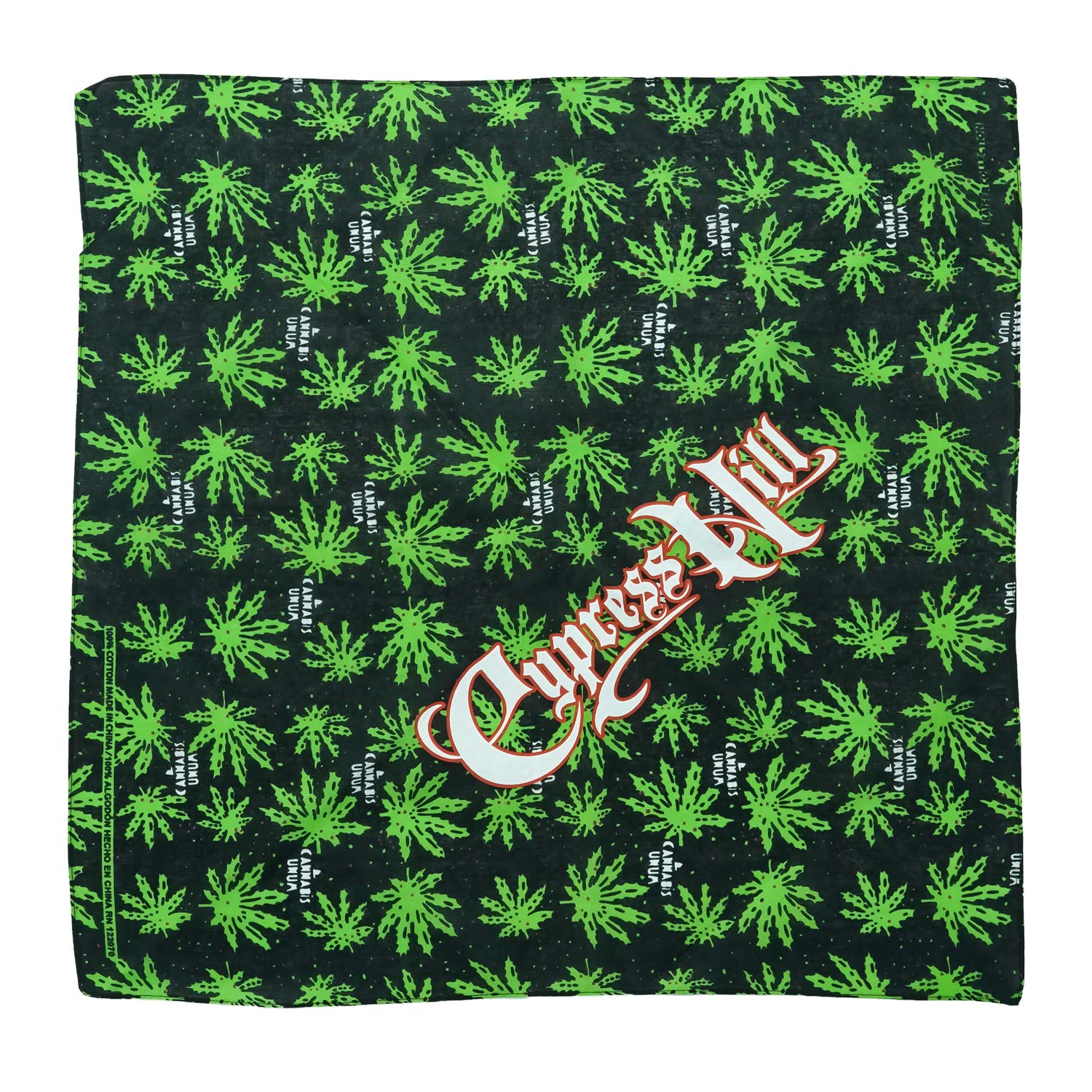 Cypress Hill Script Logo Bandana Front