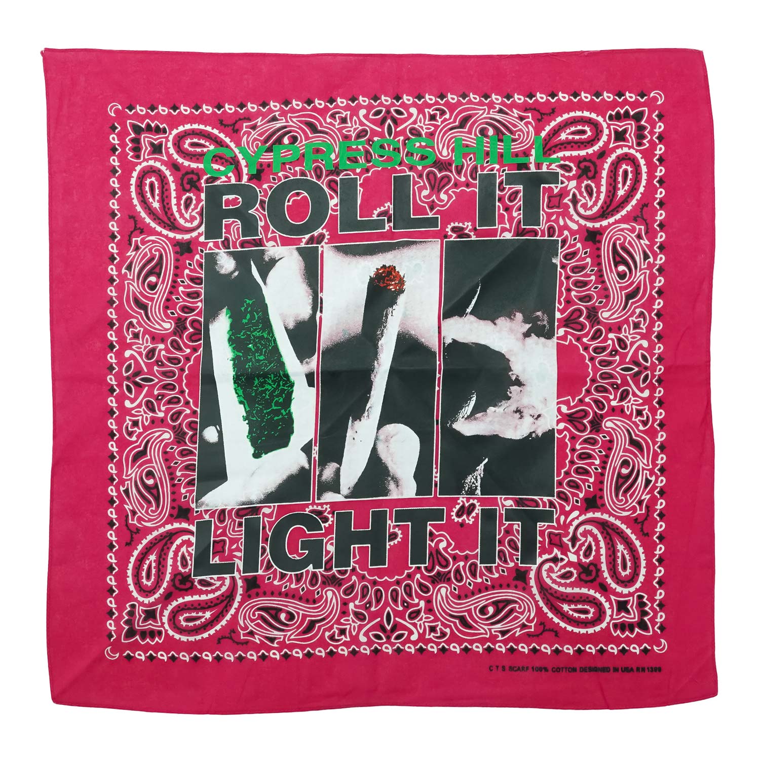 Cypress Hill Roll It Bandana Front
