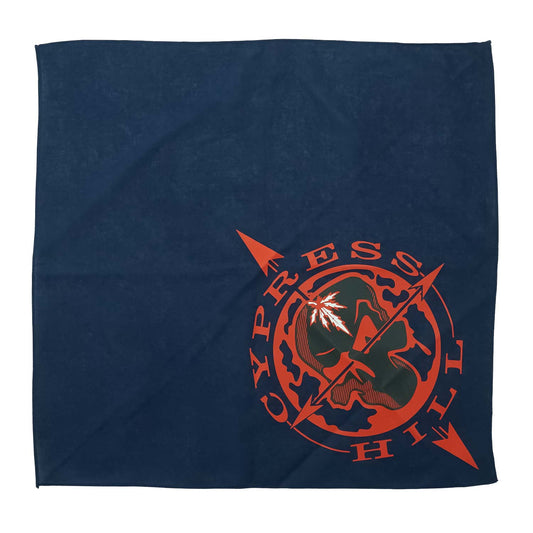 Cypress Hill Skull & Compass Bandana Front