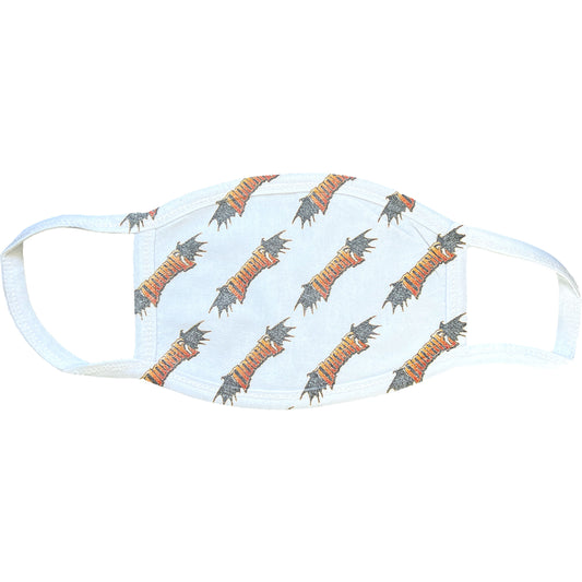 Doobie Horns Logo Wallpaper Face Mask Front