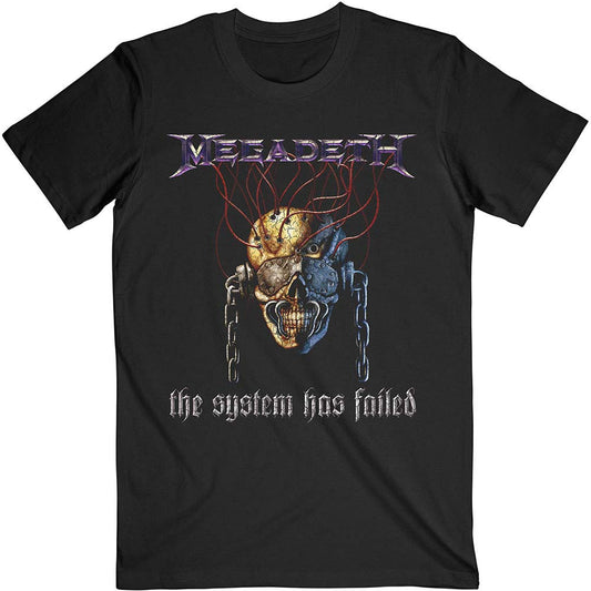 Megadeth Systems Fail Slim Fit T-shirt Front