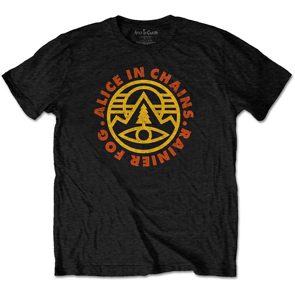 Alice In Chains Pine Emblem Slim Fit T-shirt Front