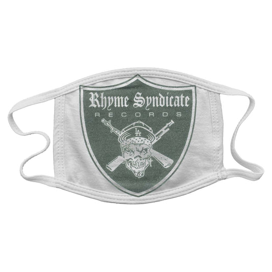 Rhyme Syndicate Records Shield Face Mask Front