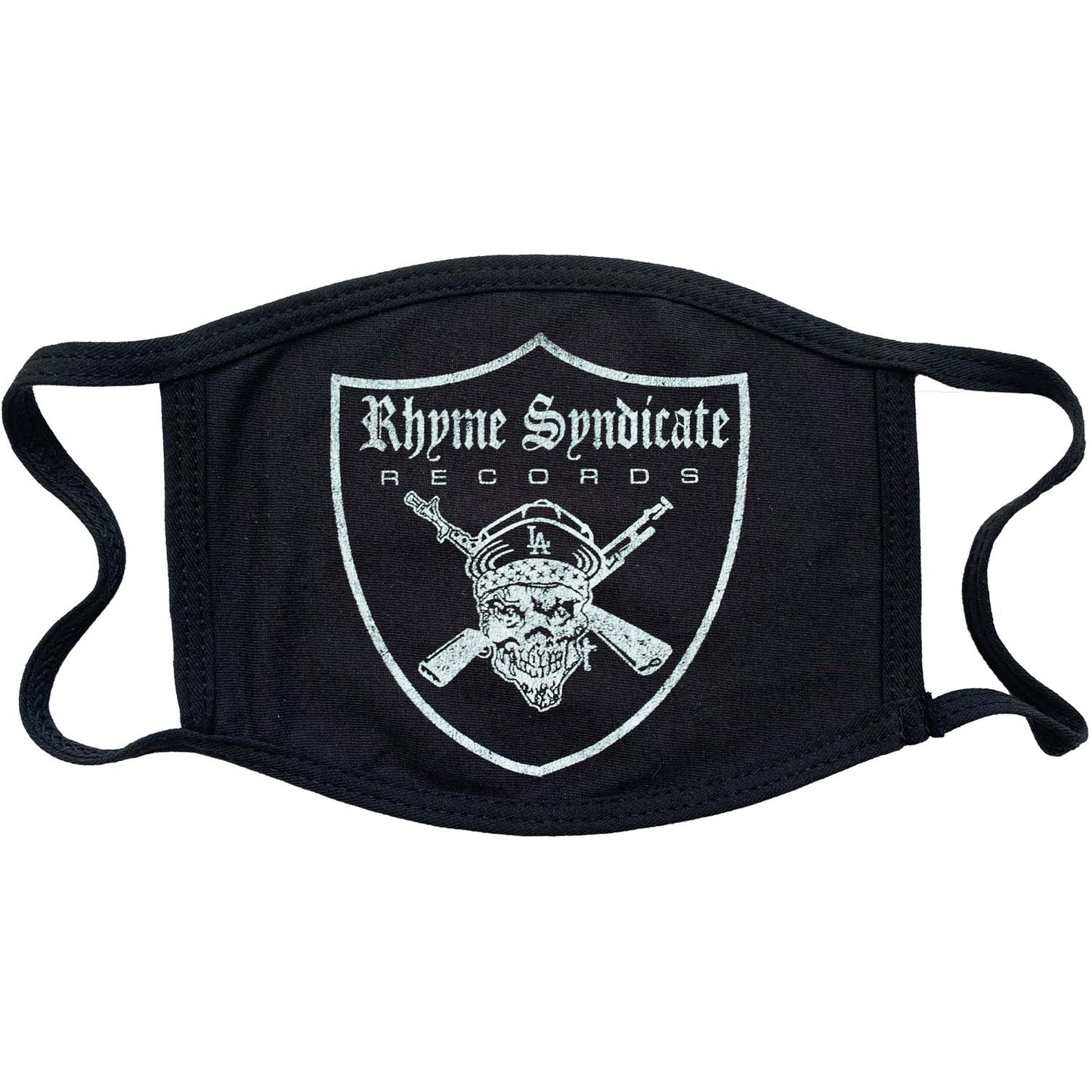 Rhyme Syndicate Records Shield Face Mask Front