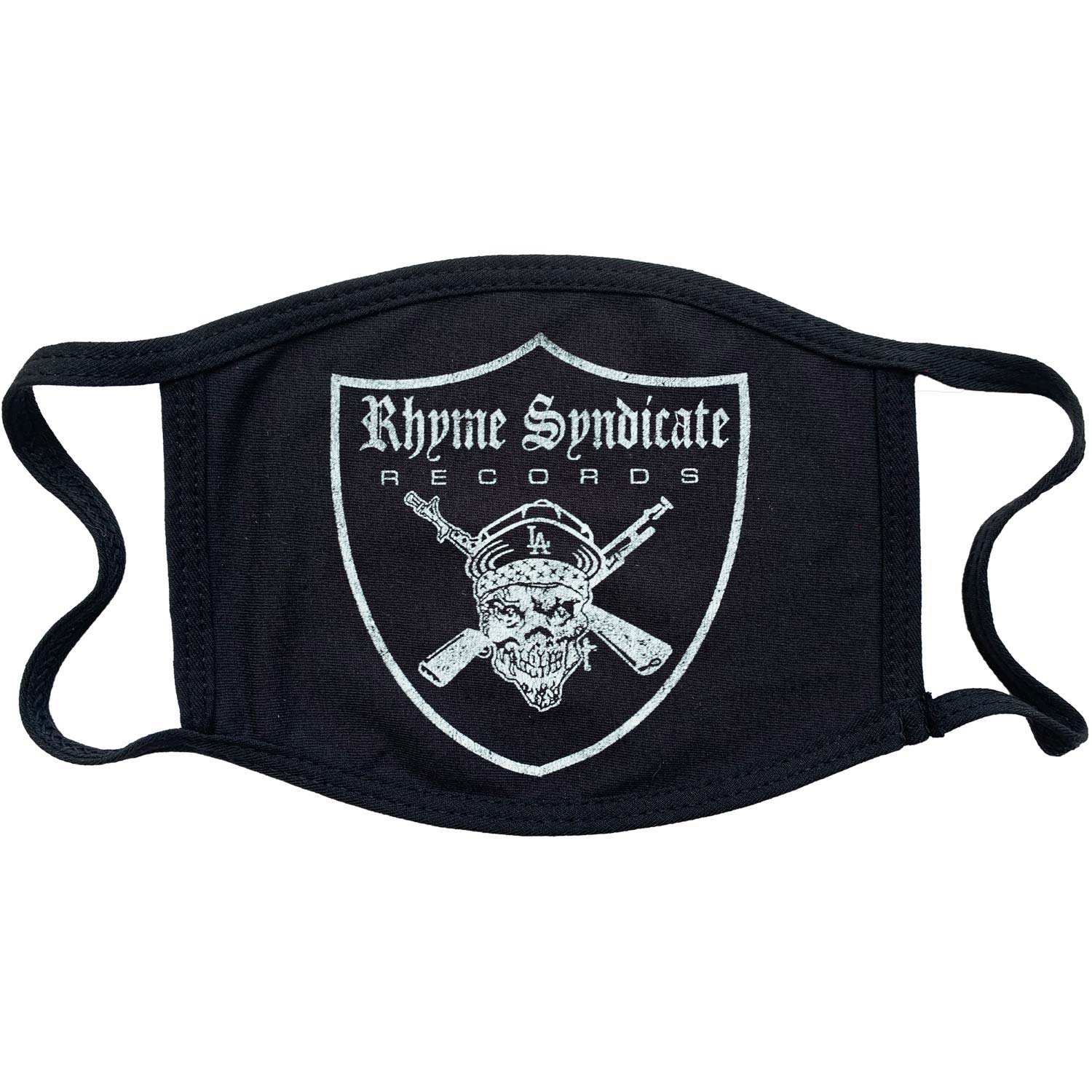 Rhyme Syndicate Records Shield Face Mask Front