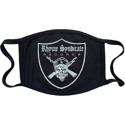 Rhyme Syndicate Records Shield Face Mask Front