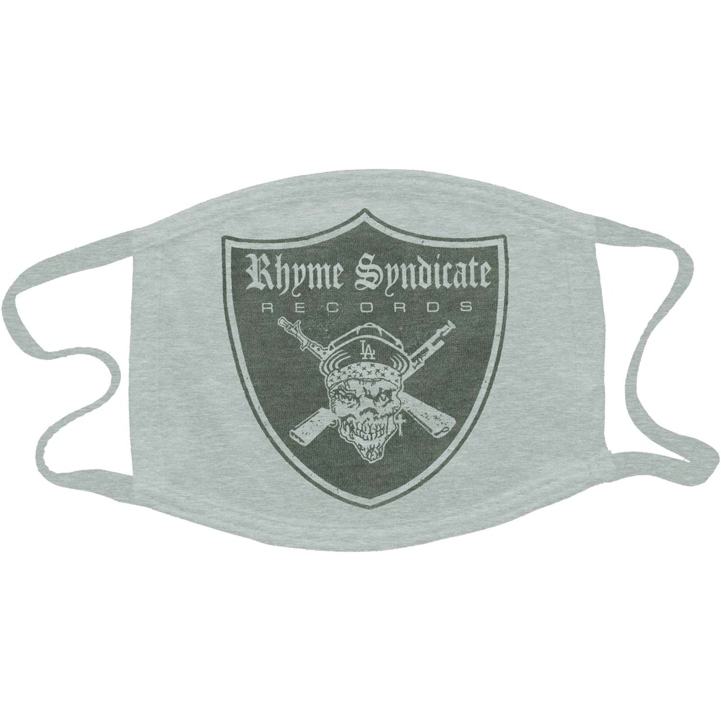 Rhyme Syndicate Records Shield Face Mask Front