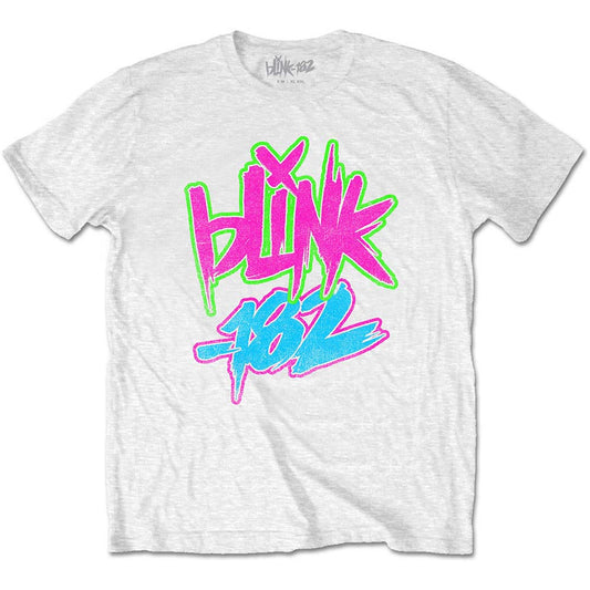 Blink 182 Neon Logo Kids Tee Childrens T-shirt Front