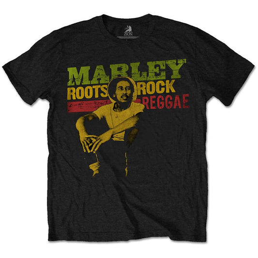 Bob Marley Roots, Rock, Reggae Kids Tee Childrens T-shirt Front