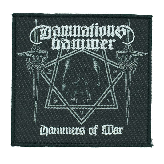 Damnation's Hammer Hammer of War Embroidered Patch Front