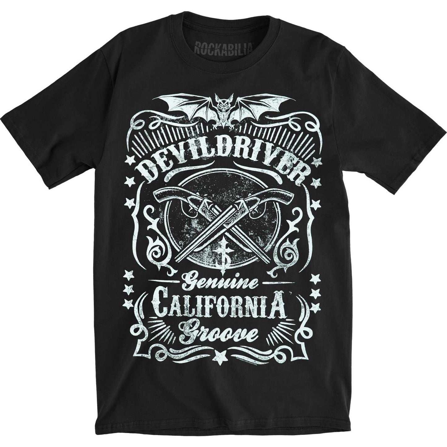 Devil Driver Sawed Off (Back Print) Slim Fit T-shirt Front