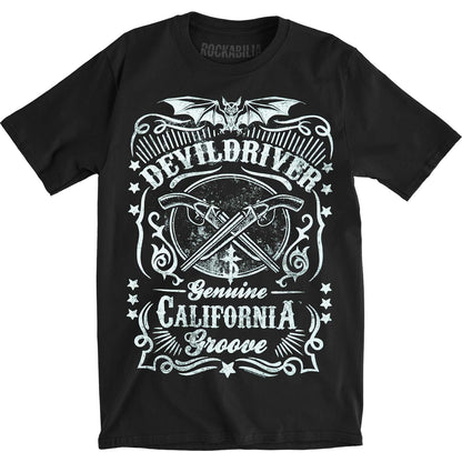 Devil Driver Sawed Off (Back Print) Slim Fit T-shirt Front