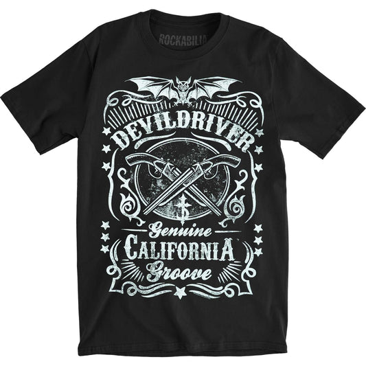 Devil Driver Sawed Off (Back Print) Slim Fit T-shirt Front