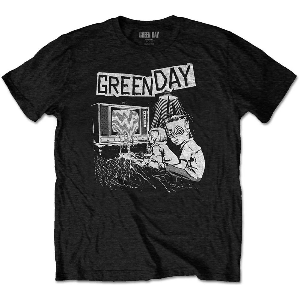 Green Day TV Wasteland Slim Fit T-shirt Front