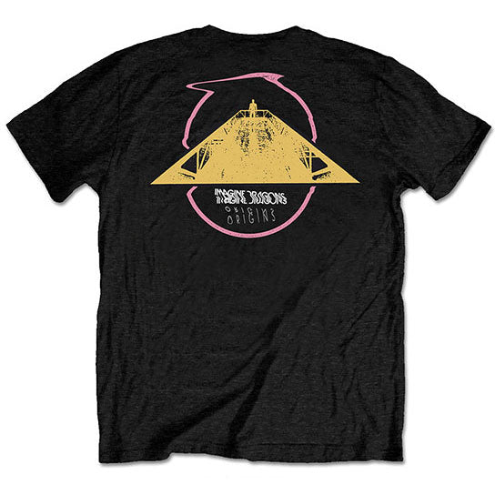 Imagine Dragons Original Circle (Back Print) Slim Fit T-shirt Back