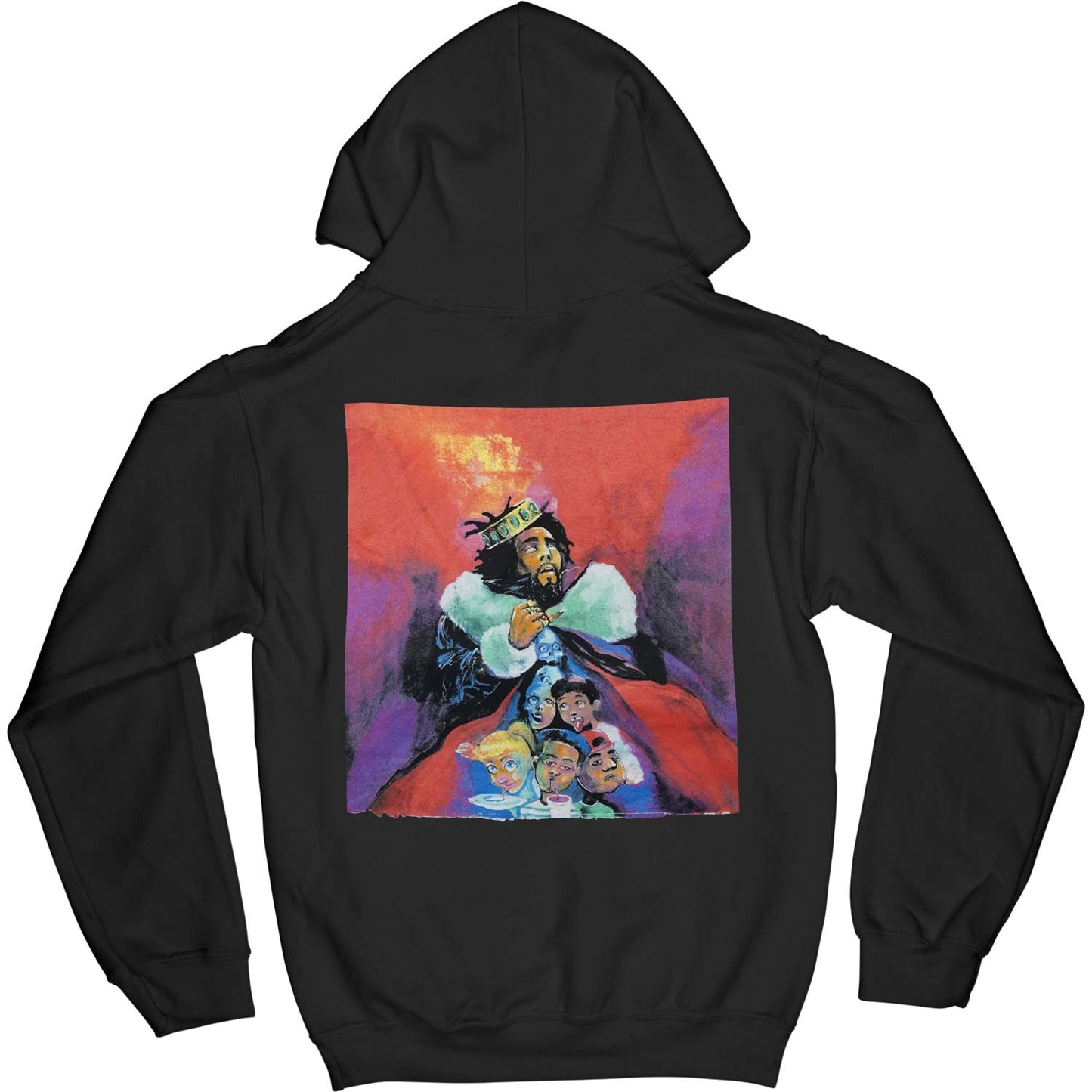 J. Cole Choose Wisely Hooded Sweatshirt Back
