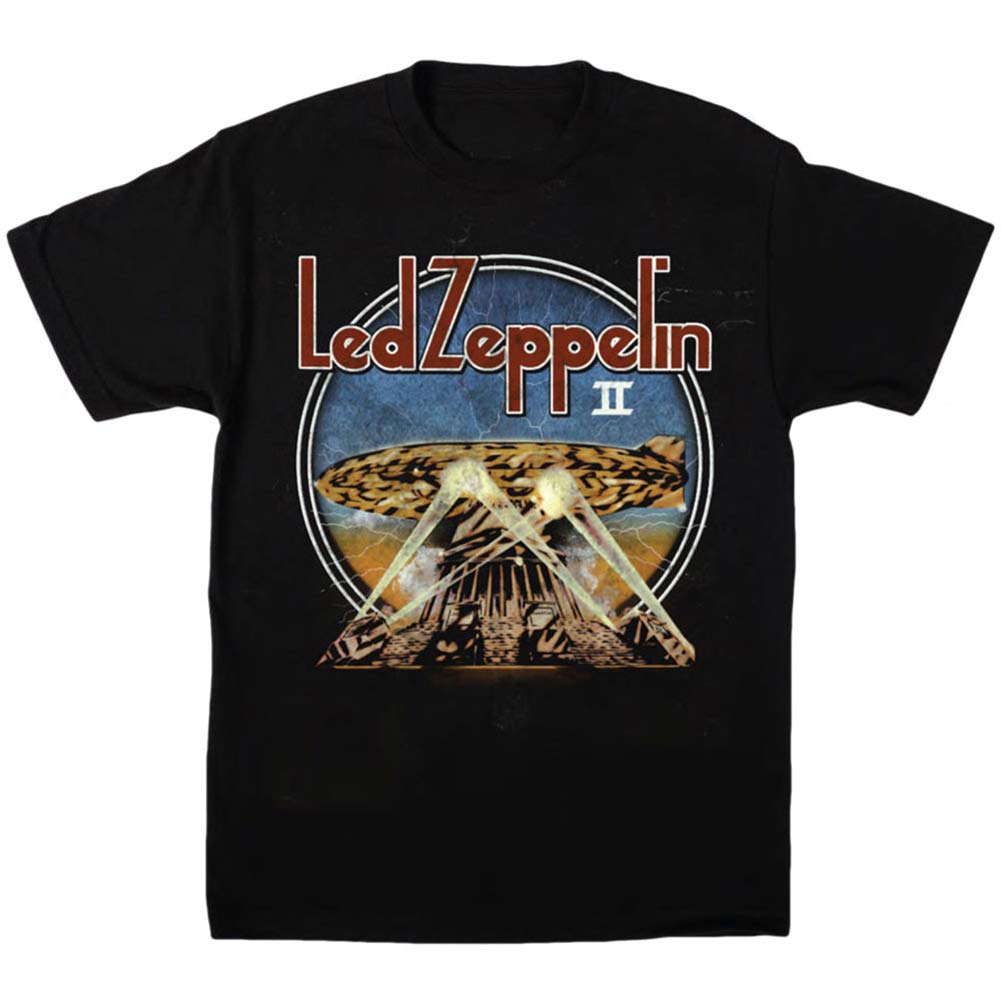 Led Zeppelin LZII Searchlights Slim Fit T-shirt Front