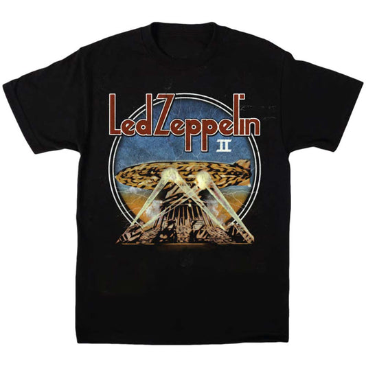 Led Zeppelin LZII Searchlights Slim Fit T-shirt Front