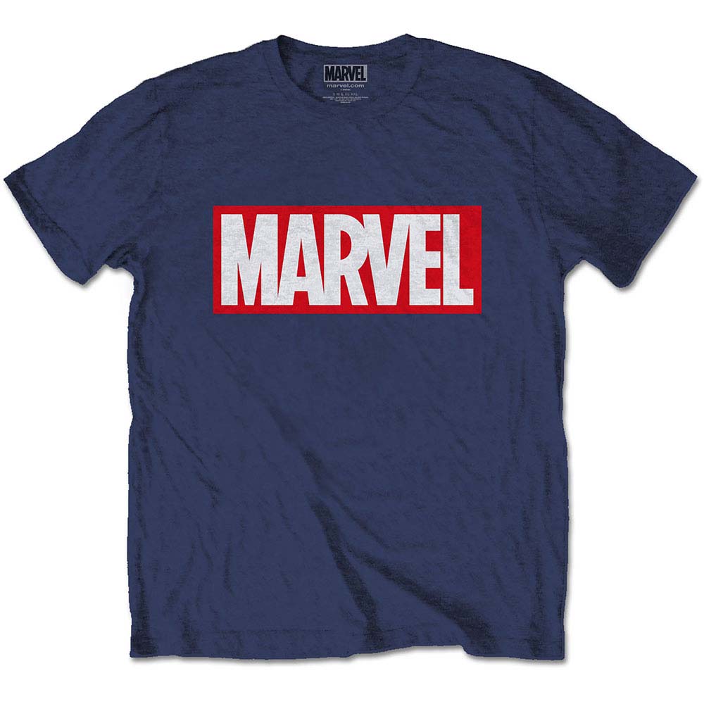 Marvel Comics Marvel Box Logo Slim Fit T-shirt Front