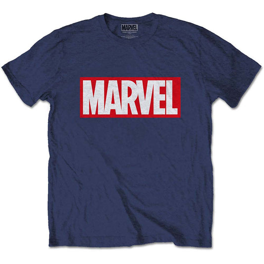 Marvel Comics Marvel Box Logo Slim Fit T-shirt Front