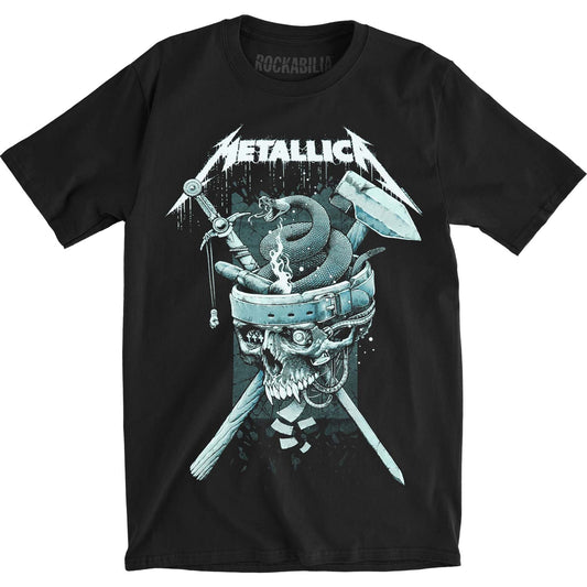 Metallica History White Logo Slim Fit T-shirt Front
