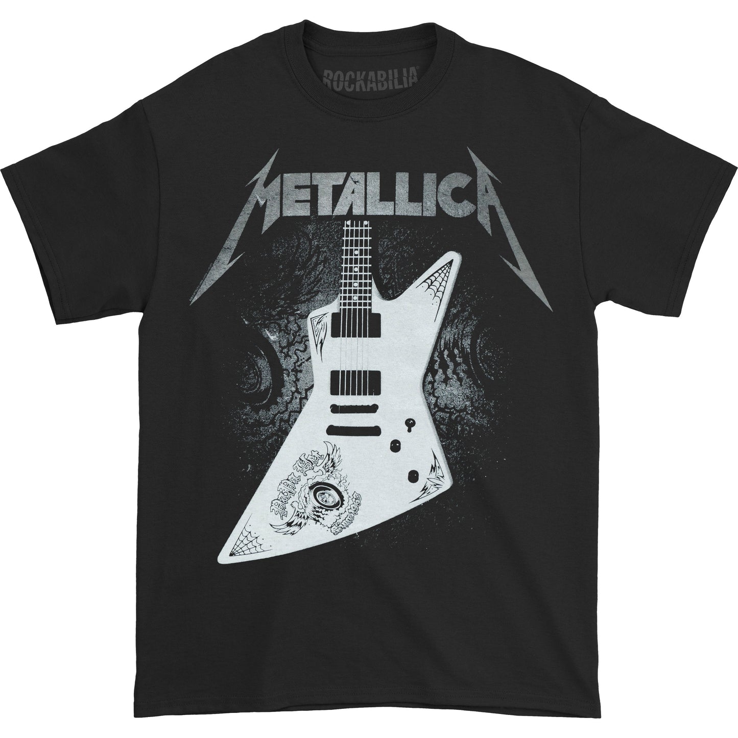 Metallica Papa Het Guitar Slim Fit T-shirt Front