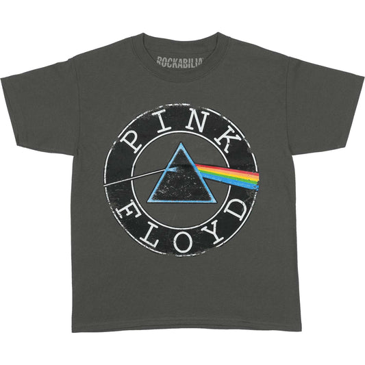 Pink Floyd Circle Logo Kids Tee Childrens T-shirt Front