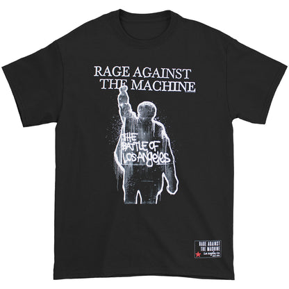 Rage Against The Machine BOLA Album Cover (Back Print) Slim Fit T-shirt Front