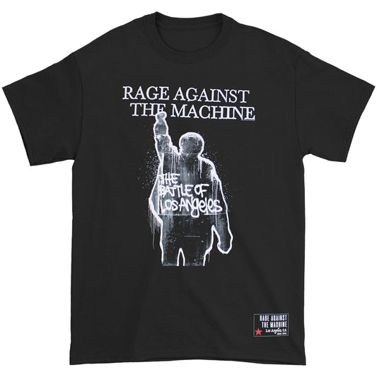Rage Against The Machine BOLA Album Cover (Back Print) Slim Fit T-shirt Front