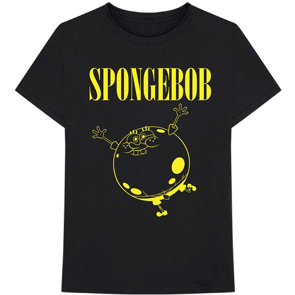 Spongebob Squarepants Inflated Sponge Slim Fit T-shirt Front