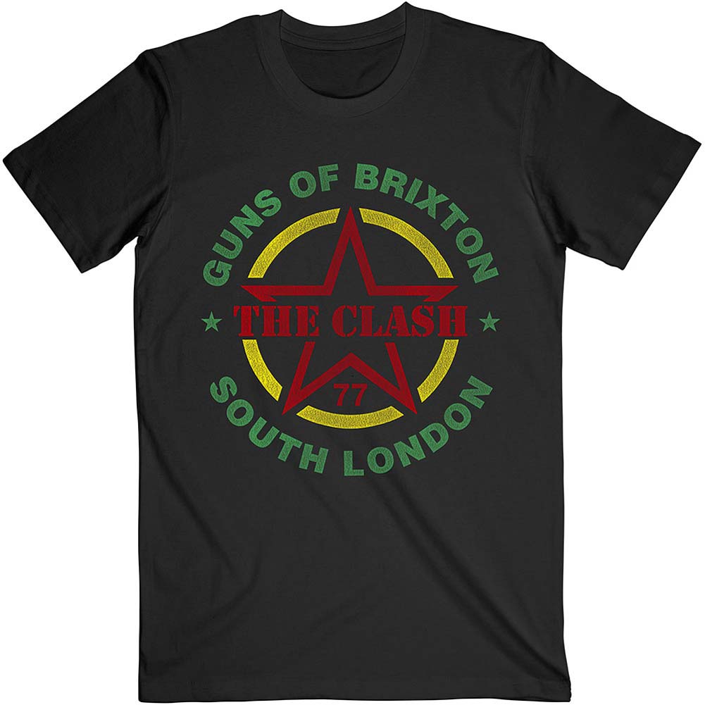 Clash Guns of Brixton Slim Fit T-shirt Front