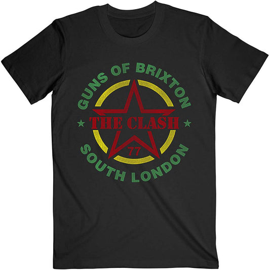 Clash Guns of Brixton Slim Fit T-shirt Front