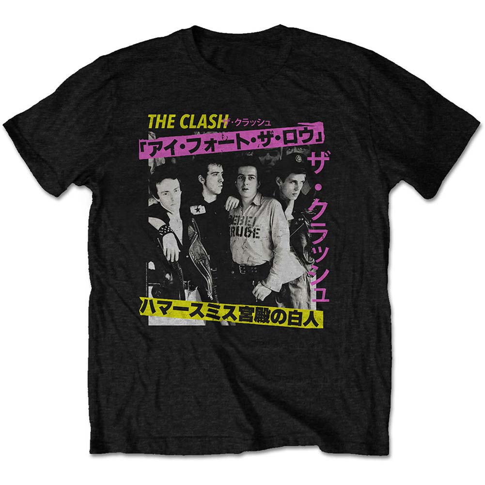 Clash London Calling Japan Photo Slim Fit T-shirt Front