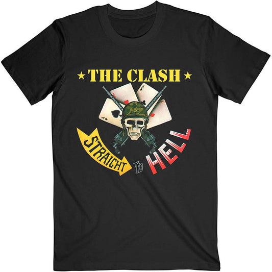 Clash Straight To Hell Single Slim Fit T-shirt Front