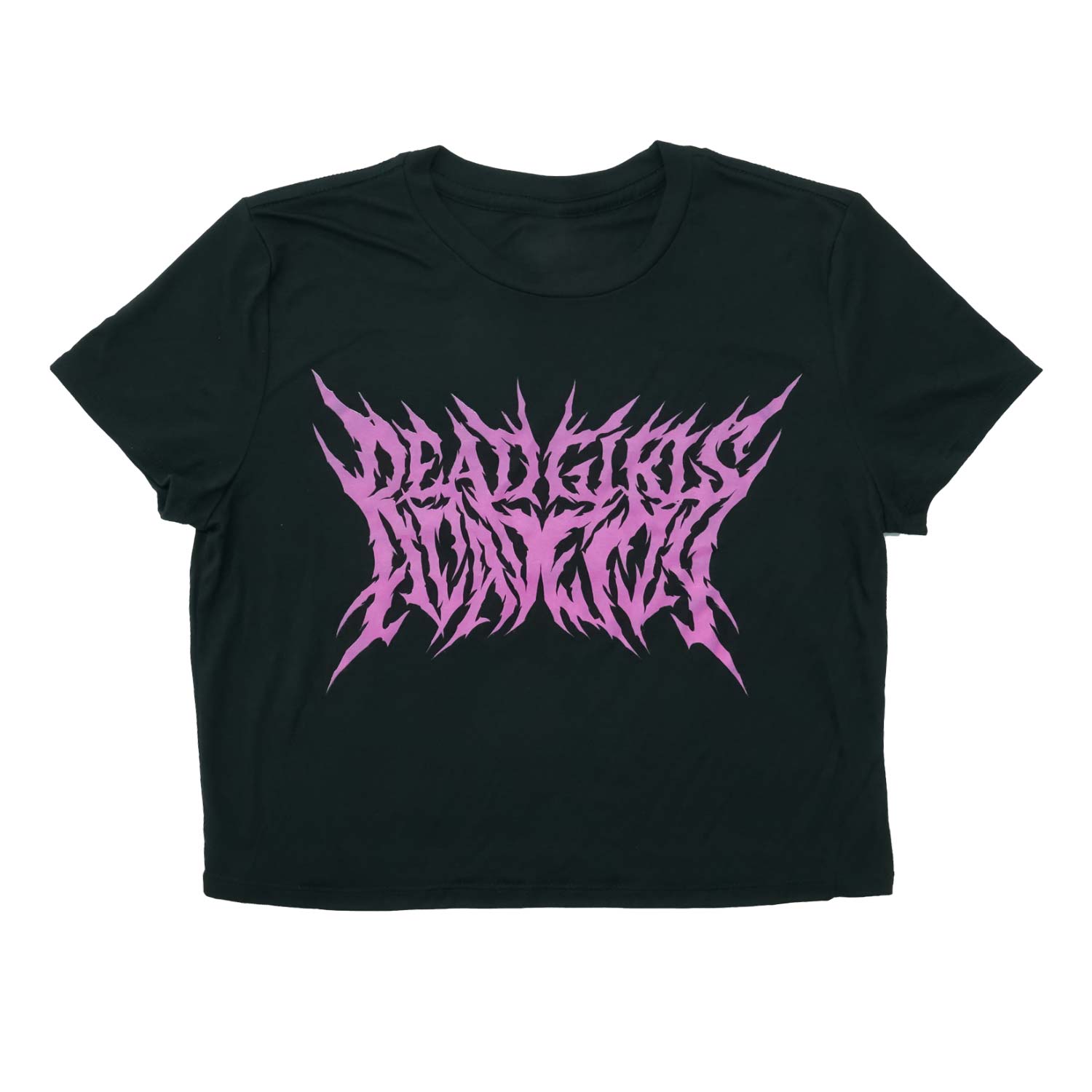 Pink Logo Crop Top Junior Top