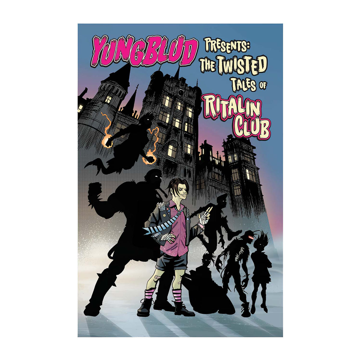 Yungblud YUNGBLUD - The Twisted Tales Of The Ritalin Club Standard Edition Comic Book Front