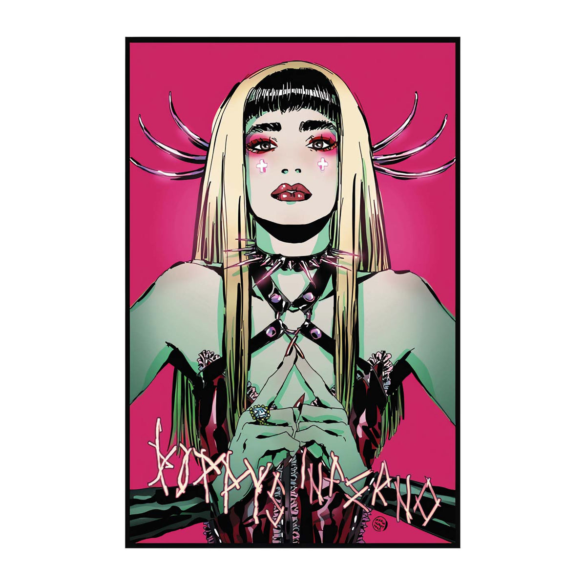 Poppy - Poppy's Inferno Hardcover - Standard Edition - Pink Cover Variant Comic Book Front