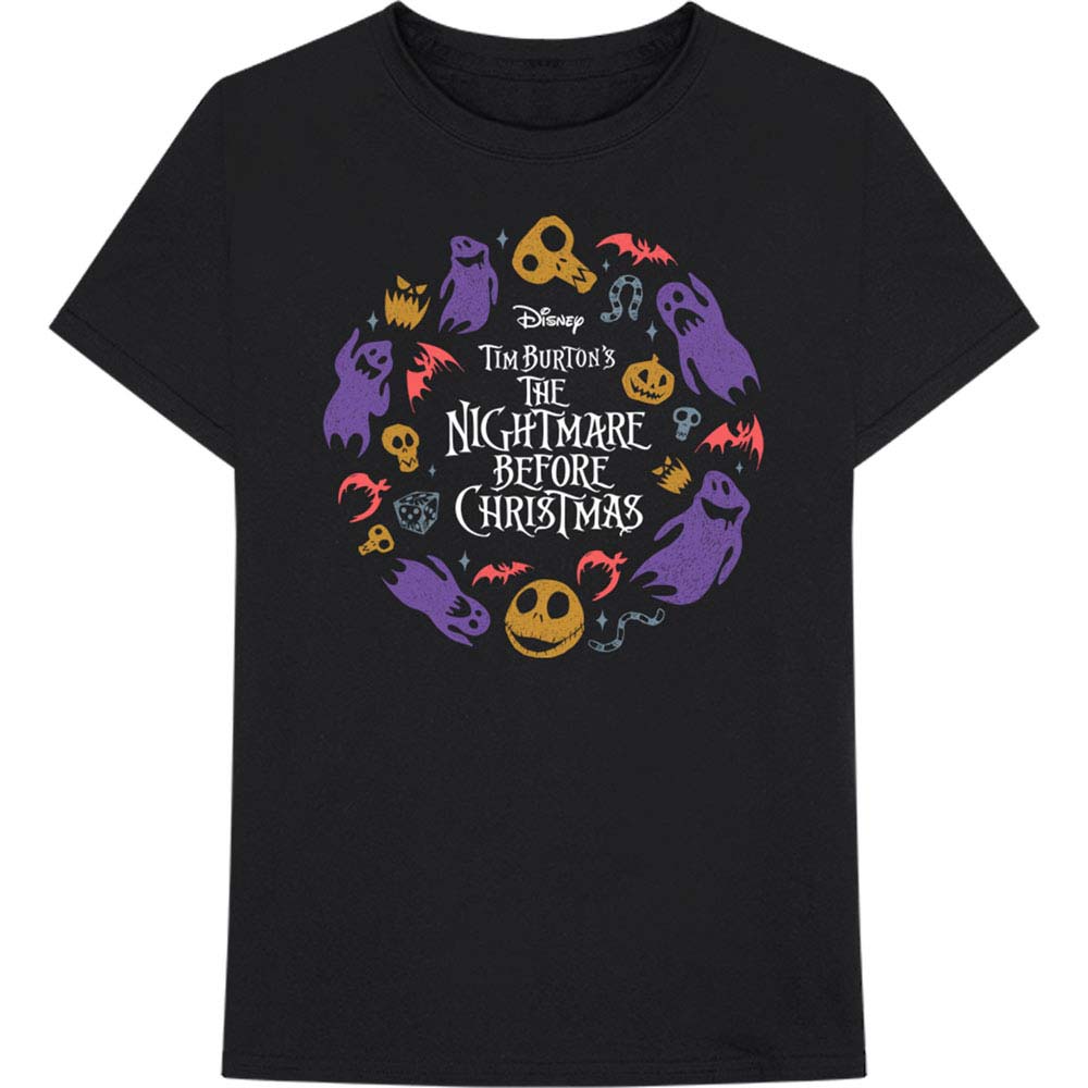 Nightmare Before Christmas Character Flight Slim Fit T-shirt Front
