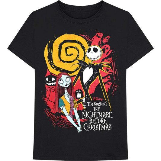 Nightmare Before Christmas Ghosts Slim Fit T-shirt Front