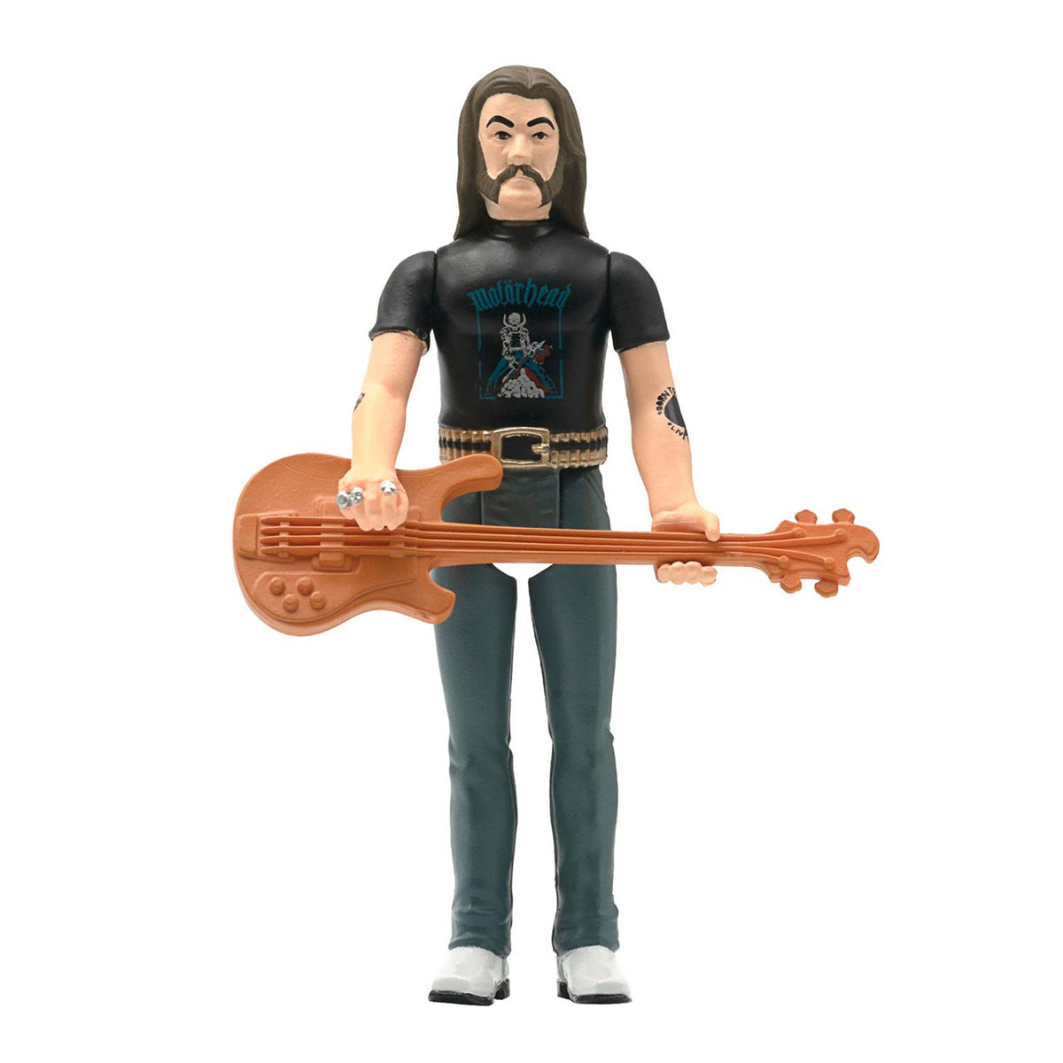 Motorhead Super7 Lemmy (Skull Pile Shirt) 3.75" ReAction Figure Action Figure Back