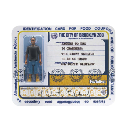 Ol' Dirty Bastard Super7 O.D.B. 3.75" ReAction Figure Action Figure Front