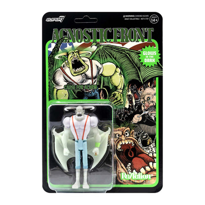 Agnostic Front Super7 Eliminator GID 3.75" ReAction Figure Action Figure Front