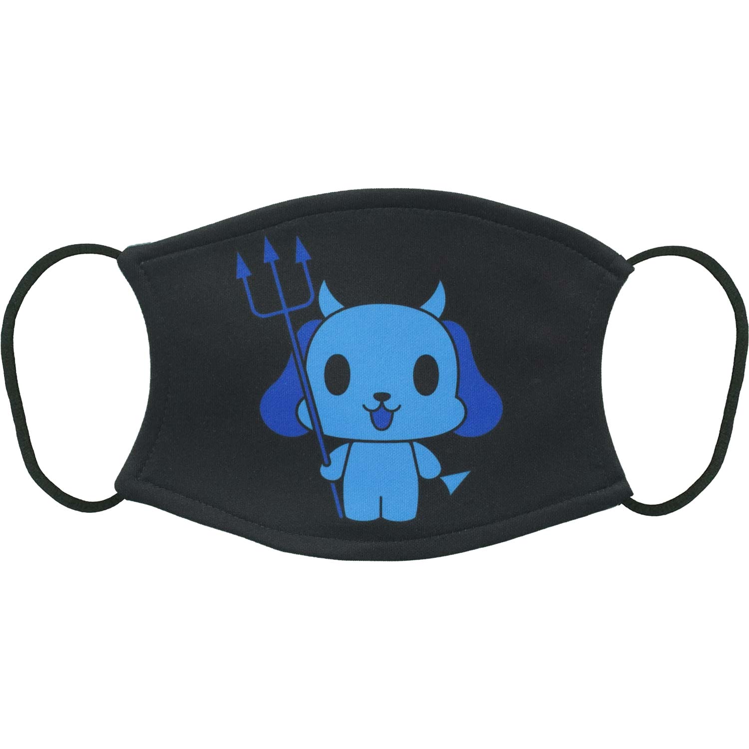 Osaka Popstar Blue Devil Dog Face Mask Front