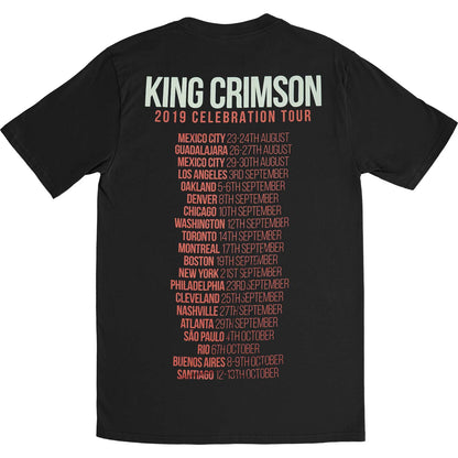 King Crimson 2019 US Tour - In The Court 50th Slim Fit T-shirt Back