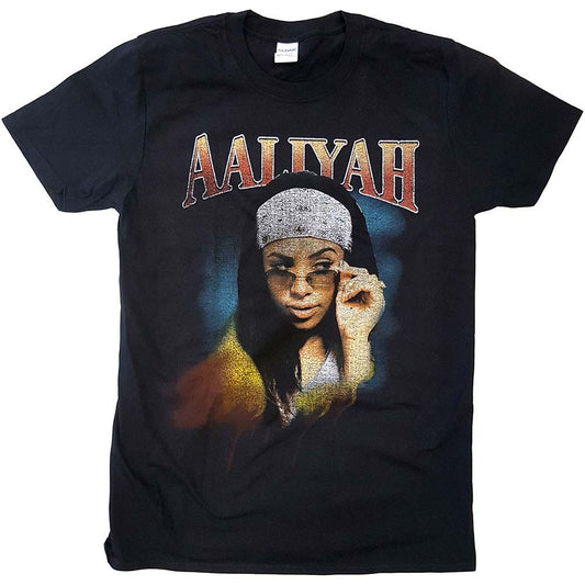 Aaliyah Trippy Slim Fit T-shirt Front
