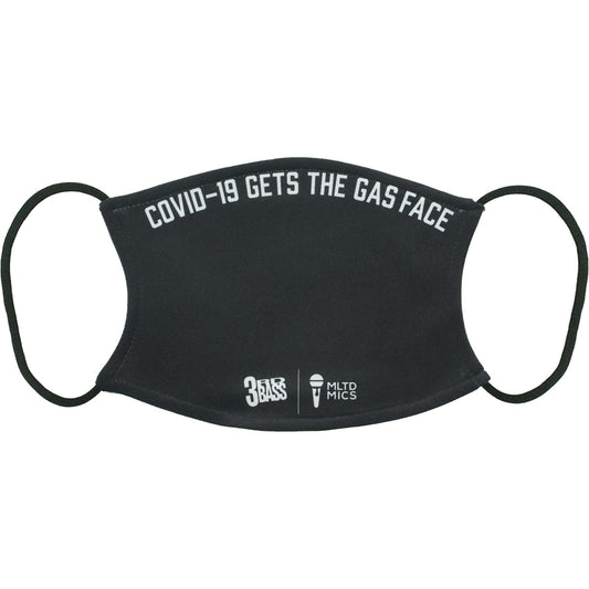 3rd Bass Covid 19 Gets Gas Face Black Face Mask Front