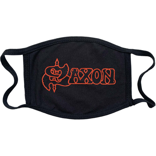 Saxon Logo Face Mask Front